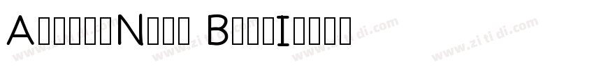 AvenirNext BoldI字体转换